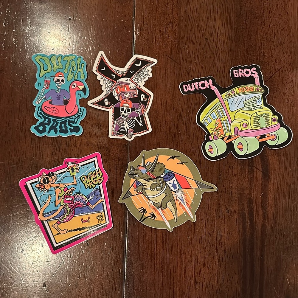 dutch bros sticker bundle